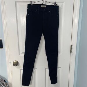 Madewell Women's Black High Rise Skinny Jeans